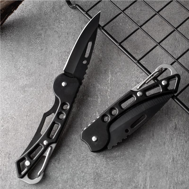 Portable Folding Knife, Stainless Steel, Survival, Hunting, Camping, Fishing, Rock Climbing, Fruit Knife, Outdoor Camping Tools