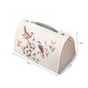 Elegante Portarrollos de Papel Estilo Chino Caja de Pañuelos de Cuero PU Estampado Dispensador de Pañuelos a Prueba de Polvo e Impermeable para Oficina en Casa