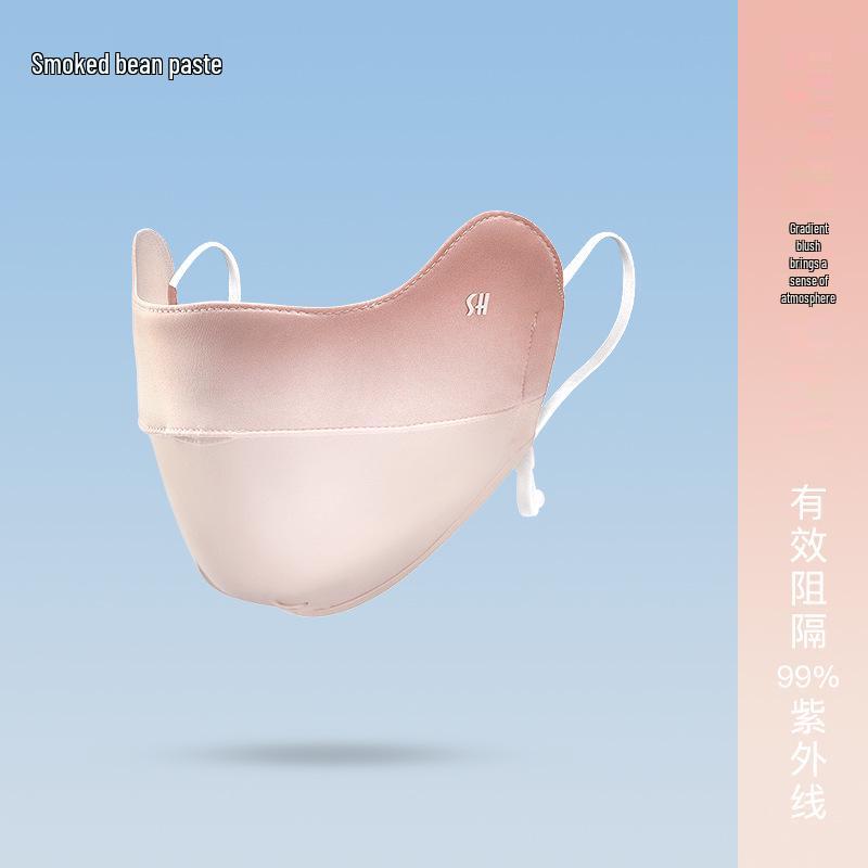 Women's Summer Ice Silk Facekini: UV-Protective Sunshade Mask for Outdoor Activities