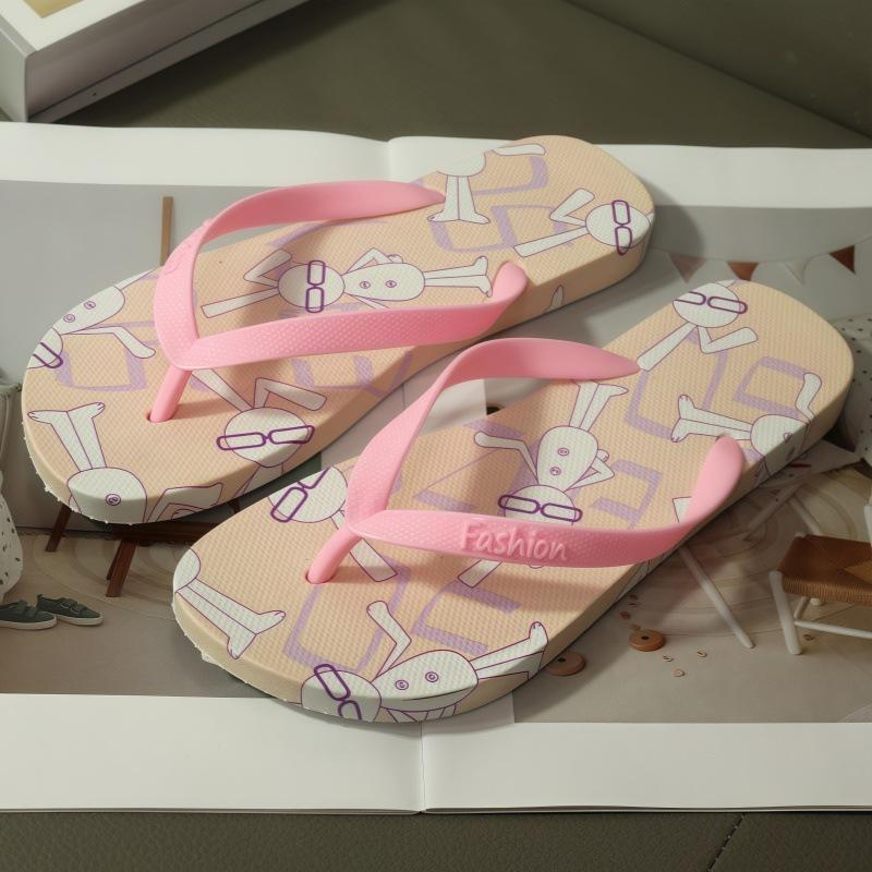 

Новые модные парные тапочки дышащие нескользящие мультяшные милые мягкая подошва для выхода женские шлепанцы 40 розовый
