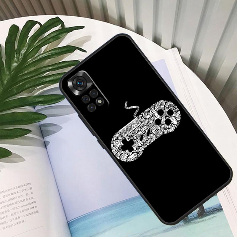 Cool Gaming Controller Funda For Xiaomi Redmi Note 13 10 11 12 14 15 Pro Plus Case For Redmi 15C 12C 13C 14C 10C 15
