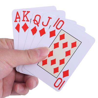 Set Of Poker Card Waterproof Durable PVC Scrub Plastic Playing Cards Neuheit BQ