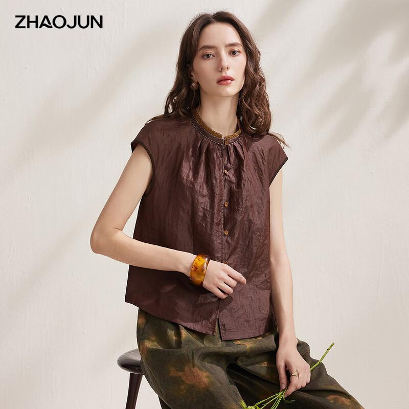 Zhaojun Women s Mulberry Silk Short-Sleeve Top 2XL