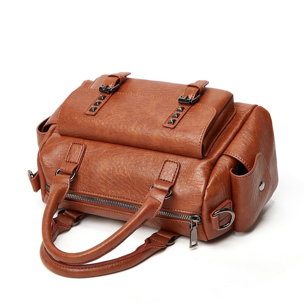 Casual Handbag Autumn and Winter Women's Bag European and American Fashion One-shoulder Diagonal Bag Large-capacity Retro Messenger Bag