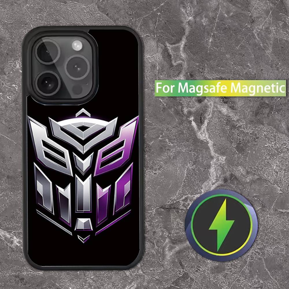 LOGO T-Transformers COOL Phone Case For iPhone 16,15,14,13,12,11,Pro,Max,Plus,Mini,SE Magsafe Magnetic Wireless Charging