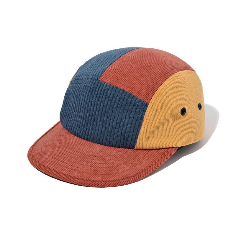 New Color Matching Corduroy Vintage Couple Baseball Cap Soft Top Unisex for Men Women Outdoor Fall Winter Warm Fashion Hat