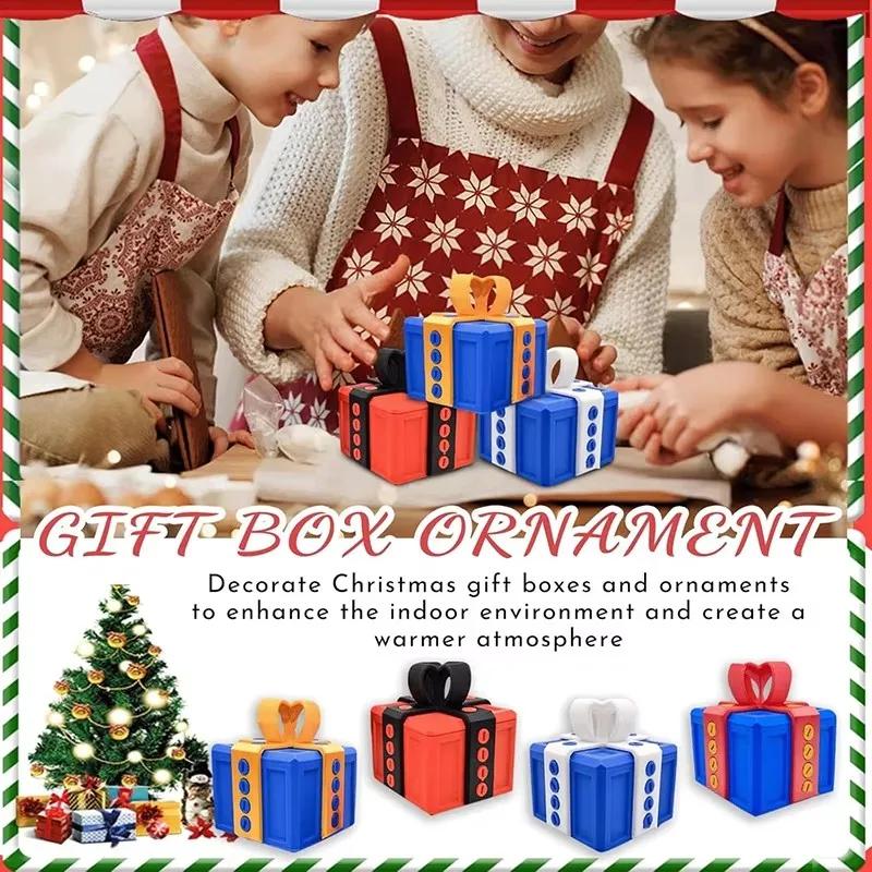 Annoying Gift Box with Screws Large Annoying Gift Boxes Prank Screw Box 3D Printed Figurines & Miniatures Card Container Gift
