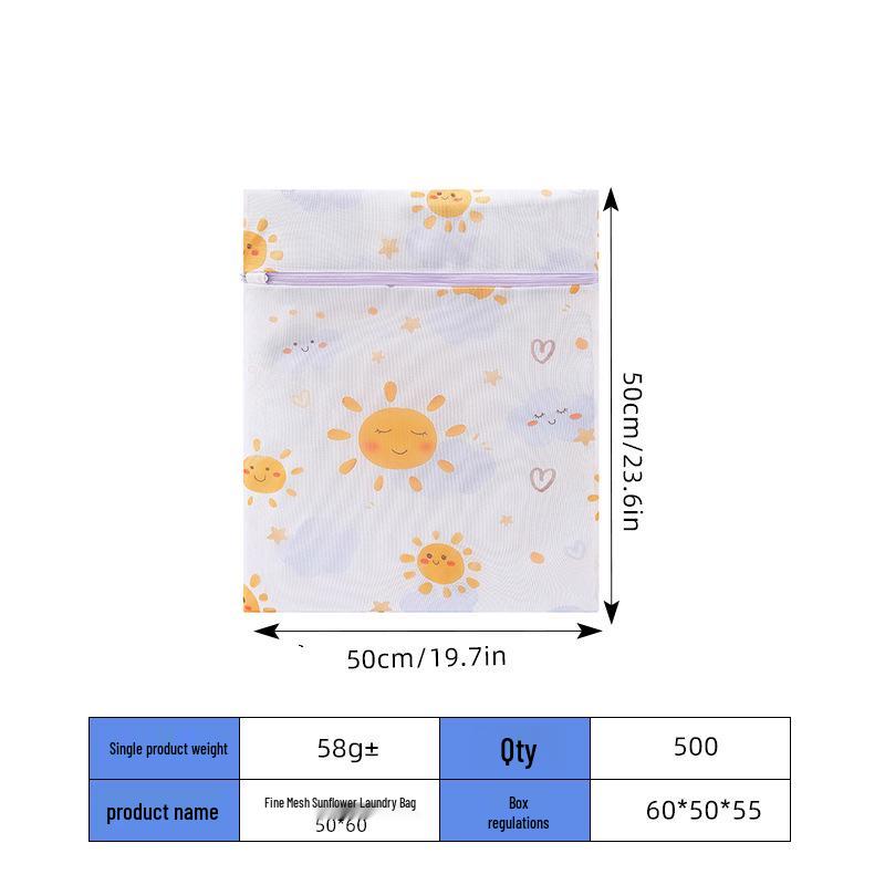 Printed Mesh Laundry Bag Set for Delicates – Cylindrical Bra and Clothing Wash Bags