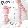 Thick Woolen Knit Leg Warmers for Autumn and Winter