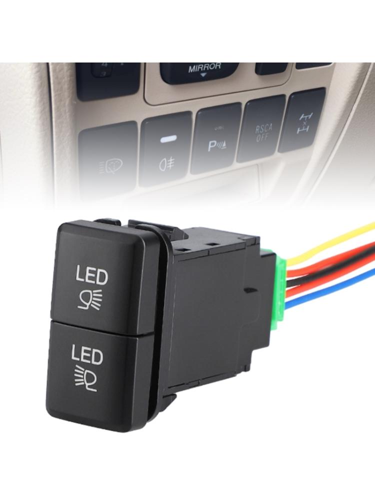 Reliable Fog Light Switches Easy Installation LED Indicator Convenient Replacement Fog Light Switches for Vehicles