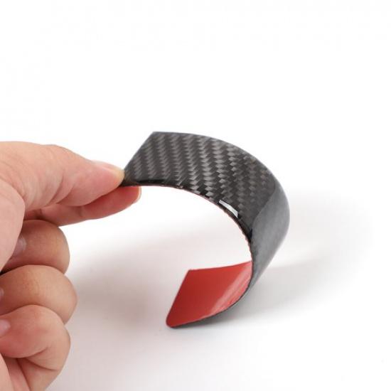 Carbon Fiber Tailgate Door Handle Bowl Cover Trim For Ford Ranger 15-21