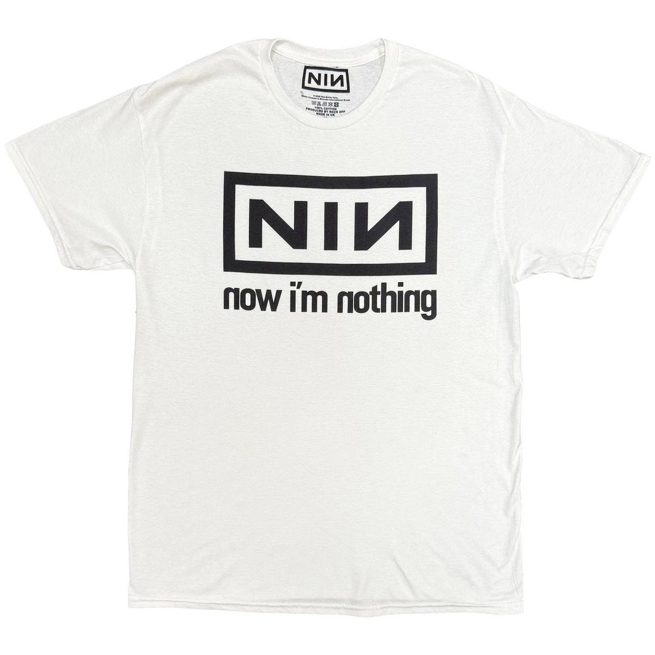 Nine Inch Nails - Now I m Nothing  - White t-shirt XXXXL