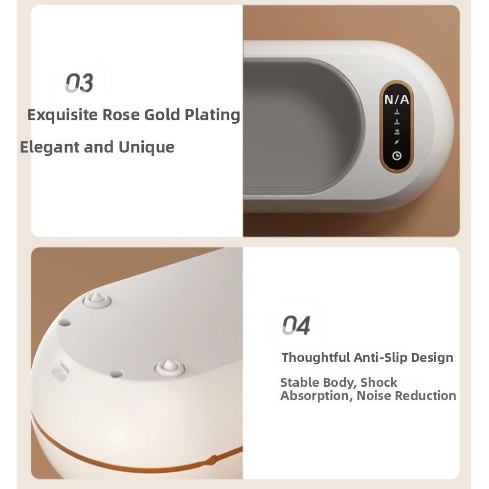 3 modos Limpador Doméstico de Óculos Máquina Removedora de Manchas de Joias para Anel Óculos Pincel de Maquiagem