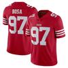 San Francisco 49ers NFL Football Jersey Bosa 97 Deebo Samuel 19 Second Generation Embroidered Retro Style