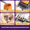   Educational DIY Stone Polishing Machine With Electric Roller For Kids Hands On