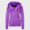 2026 Women's Sports Cardigan with Side Zipper and Hood