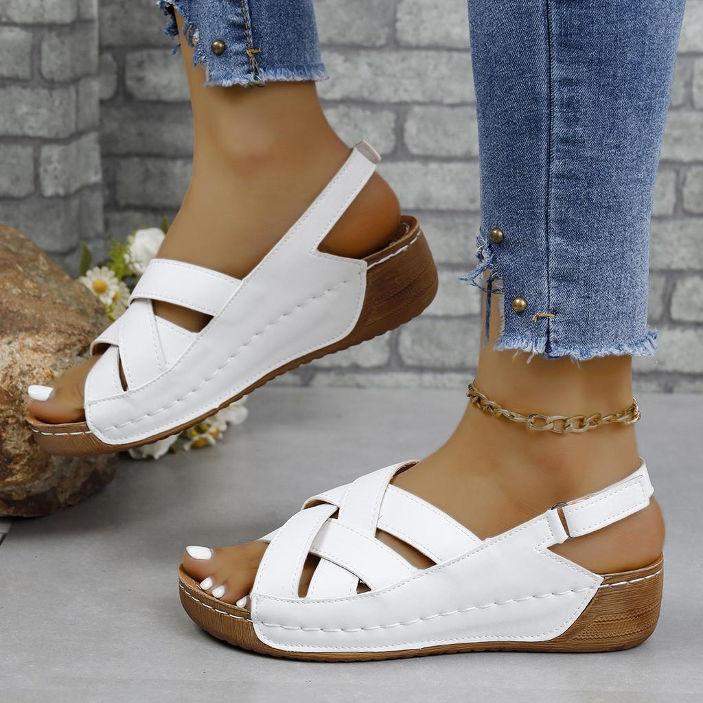 Fashion Shoes for Women Plus Size 36-43 Summer Fashion Platform Wedges Comfortable Non-slip Sandals Casual Women Sandals