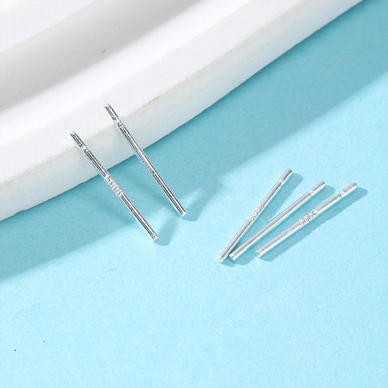 Versilberte 925 Ohrstecker, Anti-Ohrverstopfung, Verschiedene Designs, Für Piercings geeignet