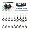 Electrical Connectors Kit 21 Types Car Terminal Pin Set Multifunctional Electrical Connectors Kit 1/1.5/1.8/2.2/2.8/3.5mm For