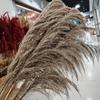 Caramel Color Artificial Floral Wedding Decor - Ceiling and Roadway Arrangements, Coffee Tone Fake Flowers.