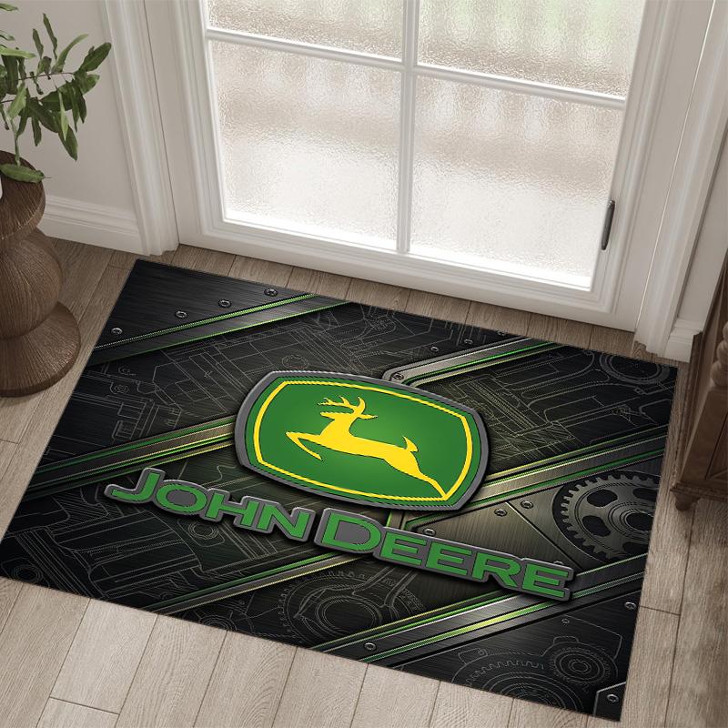 John deere Design Tapis Velours Cristal Douillet Non?Tapis imprimé antidérapant pour chambre, salon, entrée