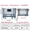 Jun Dingying Folding Workshop Storage Cage with Wheels, 80x60x64cm