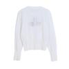 Women's Saturn Embroidery Slim Fit Long Sleeve Linen Cardigan - Versatile Spring/Autumn Knitwear