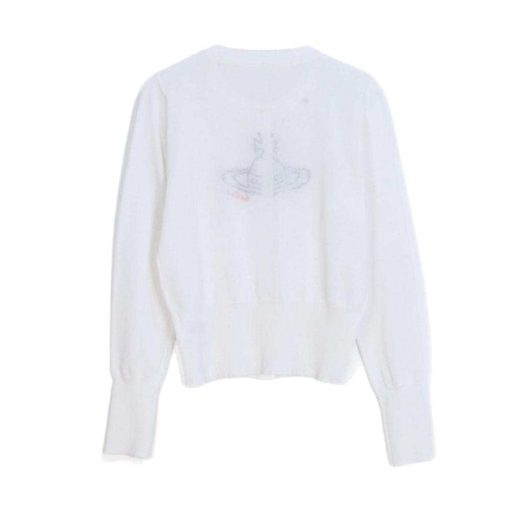 Women's Saturn Embroidery Slim Fit Long Sleeve Linen Cardigan - Versatile Spring/Autumn Knitwear
