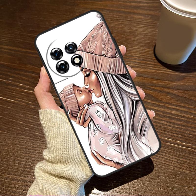 Familie Mom Girl Women Case For OnePlus Nord CE 3 Lite 2 2T N10 N20 N30 N100 N200 8T 9R 10R 10T 9 10 Pro 11 Cover