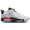 Air Jordan 6 Retro Low Golf White Infrared Unisex Sneakers Infrared-23 Black DV1376-106