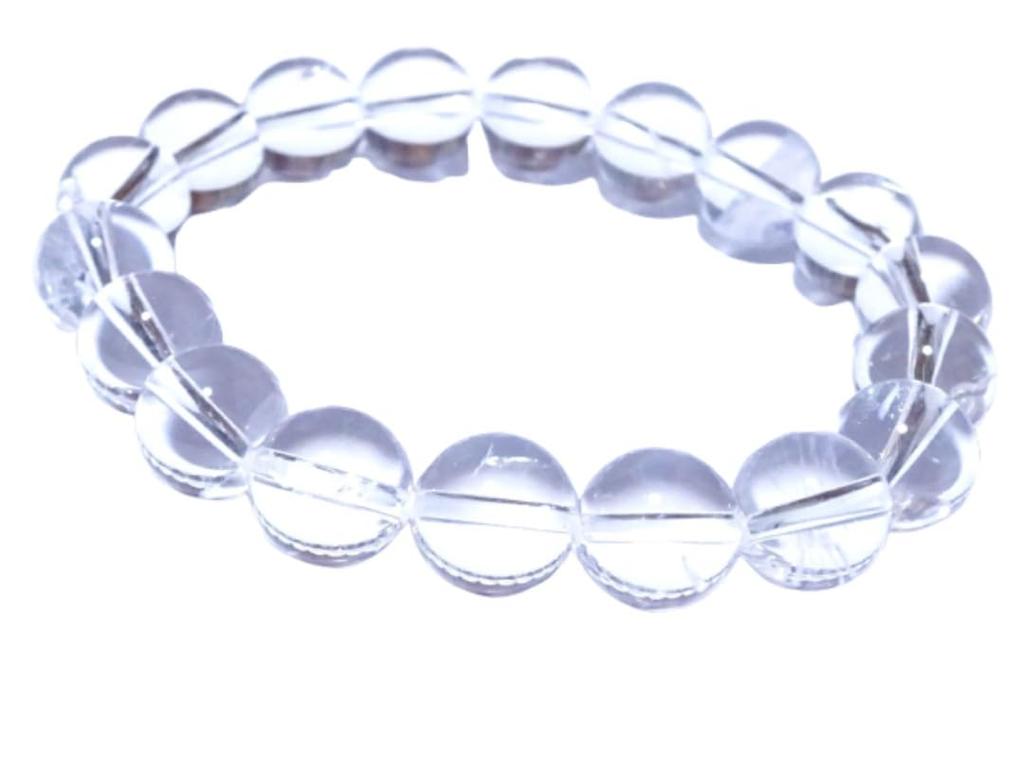 Leaf Stone Good Luck Crystal Bracelet for Men and Women Natural Stone 10mm Genuine Crystal and Gemstone Crystal [Purification, Charm] - -