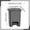 A Simple And Versatile Pedal-operated Trash Can for Bathrooms, Kitchens, Homes Hotels.