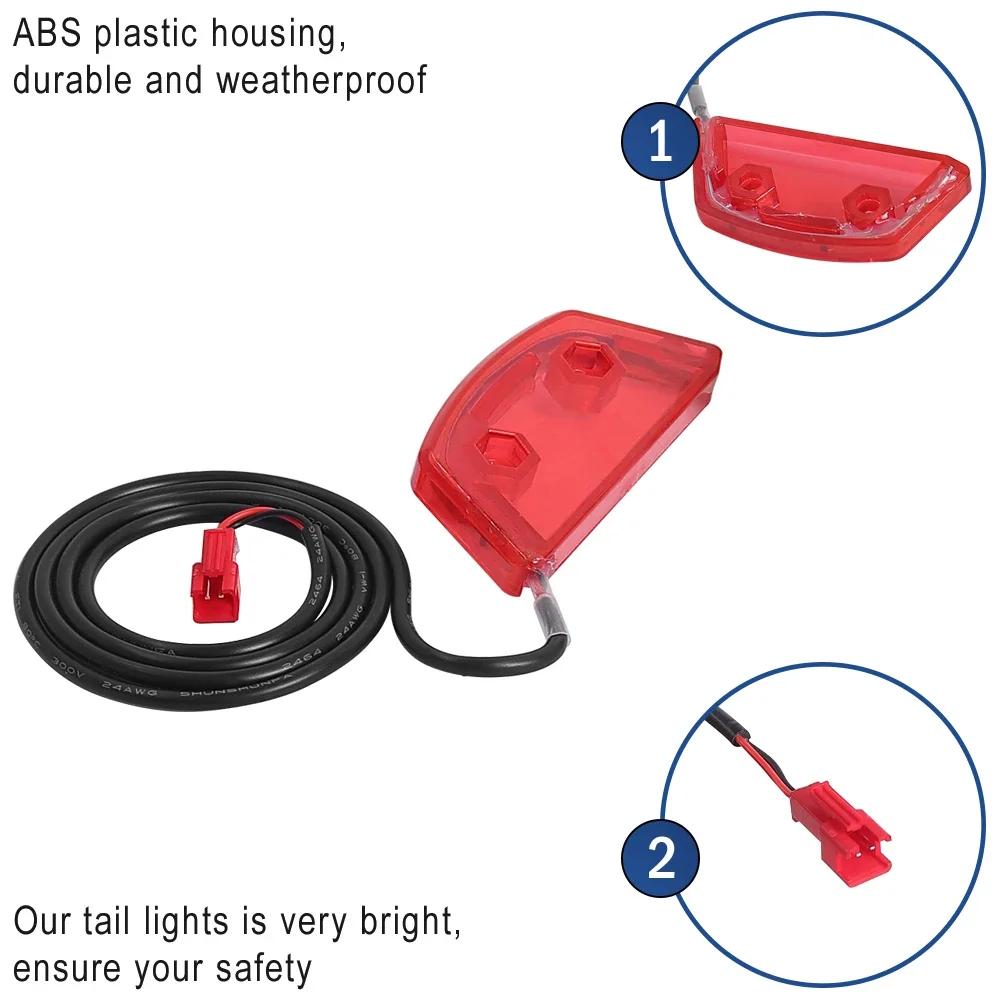 Rear Fender Tail Light Kit for Kugoo KuKirin G2 MAX Electric Scooter Kickscooter Rear Mudguard Tail Light Accessories Parts