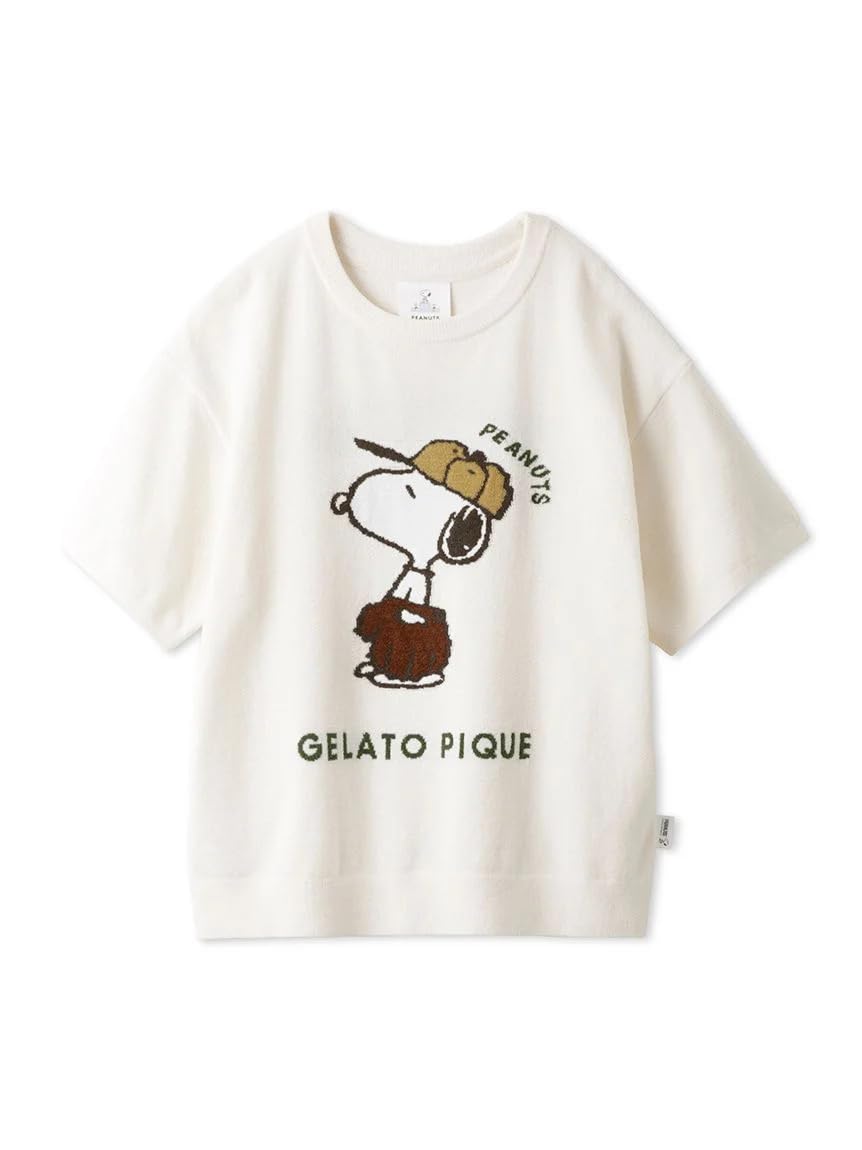 

PEANUTS One Point JQ Пуловер PWNT242029 OWHT [Gelato Pique] Женский