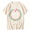 st Grade Crew Rainbow Circle Pencil Heart Graphic TShirt Teacher Student Back To School Casual Cotton Short Sleeve Basic Tops