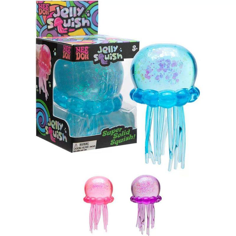 NeeDoh Lapin sensoriel Ours en gélatine Doux Joli Cube Anti-stress Soulagement du stress TDAH Non toxique Jouet à presser et étirer pour Enfants Adultes