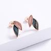 Exquisite Small Earrings for Women's Leaf Shape Earrings Fashion Leaf Earrings Handmade Enamel Jewelry Party Gifts Women Jewelry