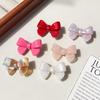 Korean Style Bow Acetate Hair Clip - Luxury Girly Duckbill for Flyaway Bangs