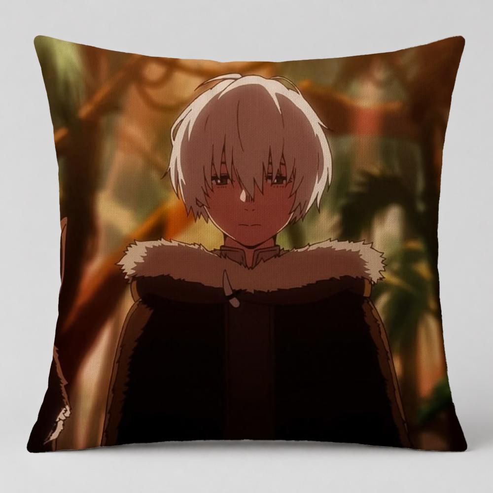 Anime To Your Eternity Cushion Cover Short Plush Cushion Cover Double Sided Print Washable Sofa Pillowcase Home Decor Gift