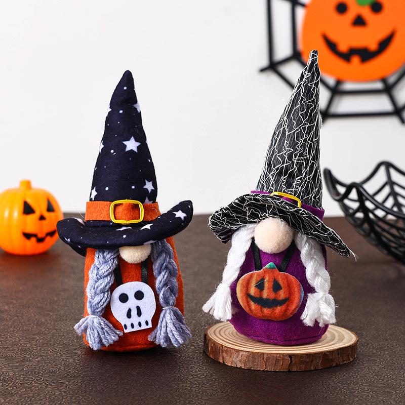 Halloween Faceless Doll Halloween Gnome Luminous Halloween Gnome Plush Dwarf Decorations Faceless Plush Doll Party Decor