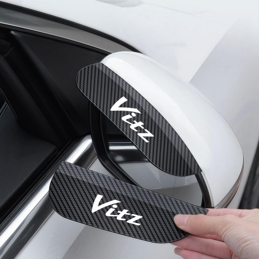 Vitz Applications Door Mirror Visor for Cars, Rain Protection, Side Mirror Visor, Vitz 10 Applies to Vitz чёрный