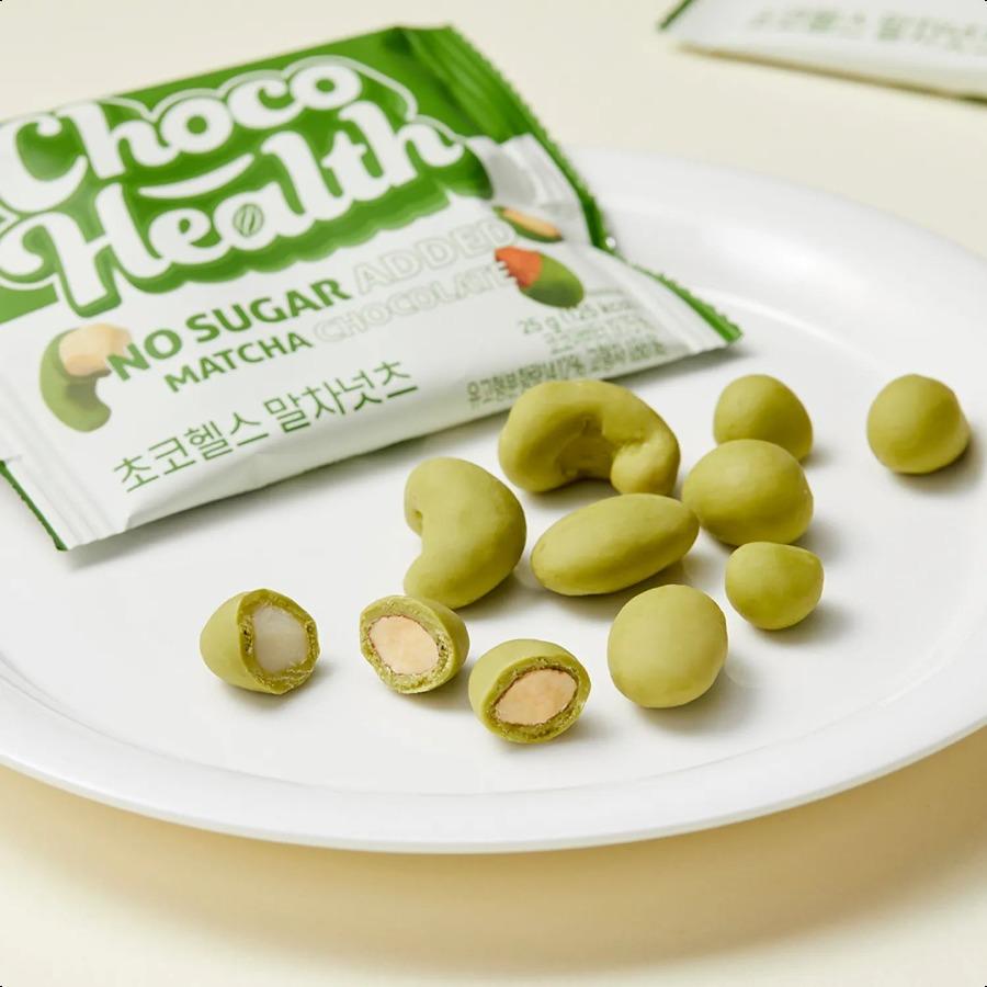 ChocoHealth Matcha Nuts Mix Nuts Chocolate Ball 25g Mix Nuts Chocolate