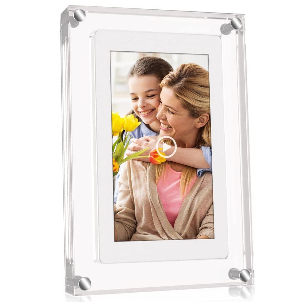 Acrylic Digital Photo Frame IPS Display Digital Album Gift Slideshow Frame Home Decor