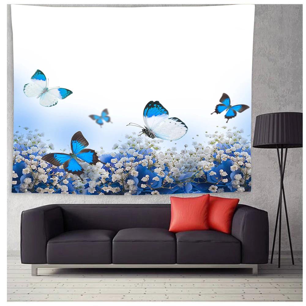 Butterfly Tapestry Colorful Butterfly Wall Art Tapestry Home Decor for Bedroom Living Room Dorm Aesthetic Tapestry Wall Hanging