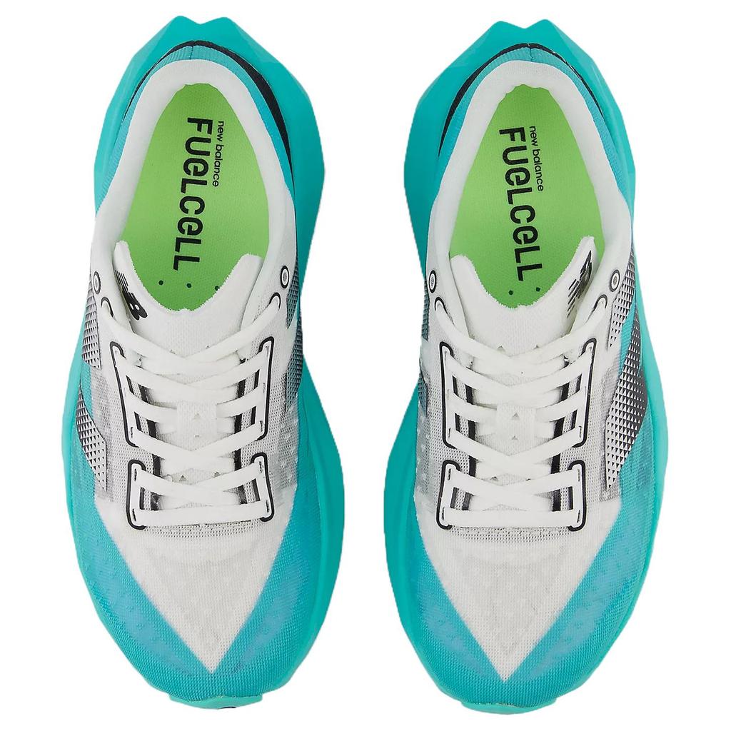 New Balance Women FuelCell Rebel V4 Wide Cyber Jade Black White WFCXCJ4