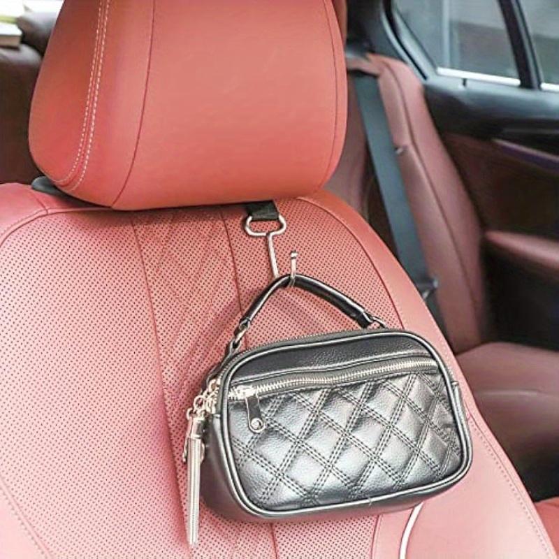 1pcs Car Headrest Hooks for Purses and Bags,Car Front Seat Holder,Adjustable Rear Seat Hooks,Metal Heavy Duty Hooks