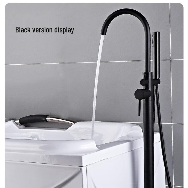 TLXT Wall-Mounted Bathtub Faucet with Shower