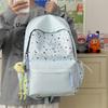 Schoolbag New High-value Fresh and Sweet Schoolbag for Female Junior High School Students, Lightweight Casual Backpack, Soft Sister Travel Backpack
