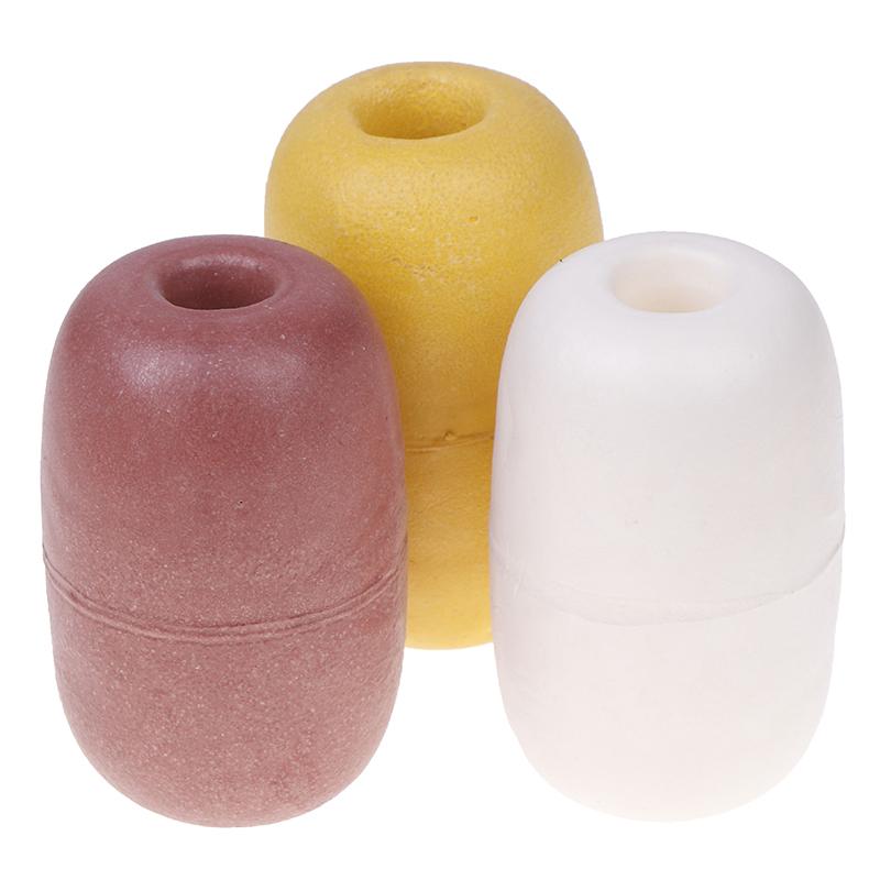 2Pcs 7*11Cm Oval Fishing Net Buoy Float Deep Water Foam Float Crab Pot Marker Drift Anchor Rope Floating Buoy For Fishing Tackle
