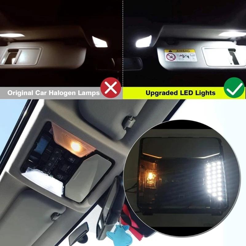 2pcs LED Interior Reading Lights Bright LED Car Cabin Lights Energy Efficient Easy Installation for JB23 JB33 JB43